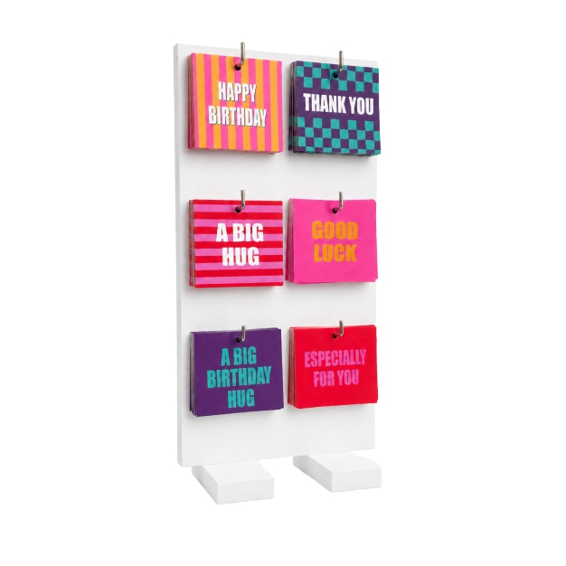 Display Neon Notes - 6 Haken - 120 Stuks