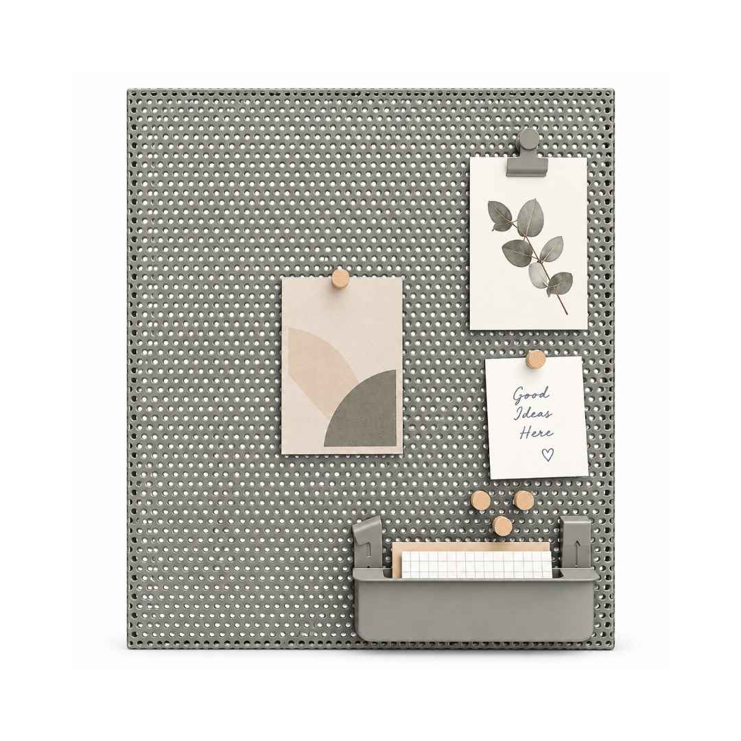 Memobord - Grijs - 46 x 40 cm