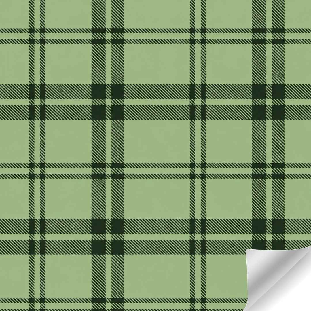 Papierrol – Ruit Groen – 50 cm x 100 meter